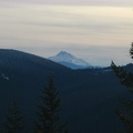 Mt. Jefferson can be seen from some places along Barlow Ridge.