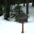 Signpost along the trail.