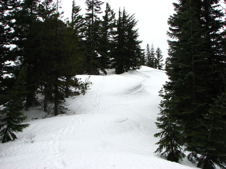 Once you reach the ridge, the route is pretty clear heading towards Barlow Butte.