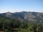 Silver Star Mountain and the surrounding hills as seen from the Bluff Mountain Trail.