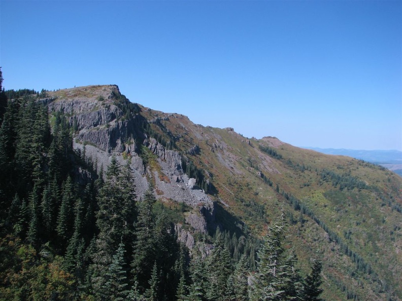 Cliffs north of Silve Star Mountain.