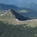 Looking to the north from Third Burroughs with Grand Park in the far distance.