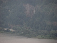 View of Multnomah Falls from Cape Horn Trail