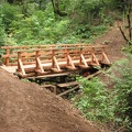 New footbrige on the Cape Horn Trail. Built by the Washington Trail Association in 2011.