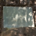 Memorial plaque dedicated to the flight crew that lost their lives when their plane crashed into the cliffs on a foggy day.