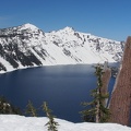 Here is the view from near the parking lot. I think this is one of the nicer places in the park to gaze at the lake.