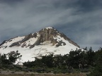 Mt. Hood from the Timberline Trail above Lamberson Butte. Trees at this elevation grow incredibly slow and never get much over ten foot tall.