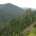 Looking towards the coast from the Elk Mountain Trail.