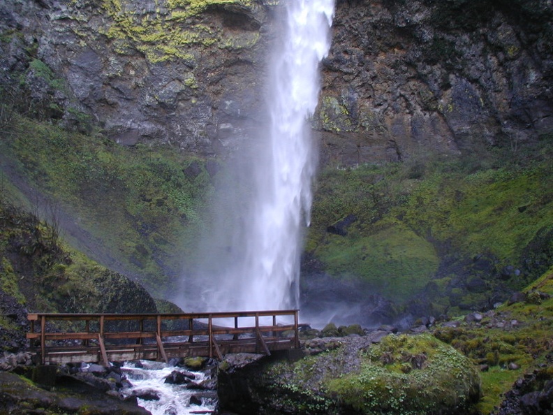 Elowah Falls in the Columbia River Gorge