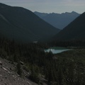 Glacial flour causes this lake to be turquoise colored. This is from the Emmons View Trail.