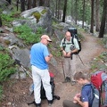Bob, Drew, and Zach taking a break along the trail in the Enchantments.