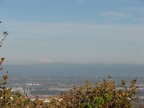 A wider angle of view showing Mt. Adams behind the Portland industrial area taken from near the junction of the BPA Road and Fire Lane 13.