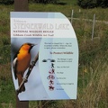 Nice signs mark the portions of the Gibbons Creek Wildlife Trail were it joins the Steigerwald Lake Trail.