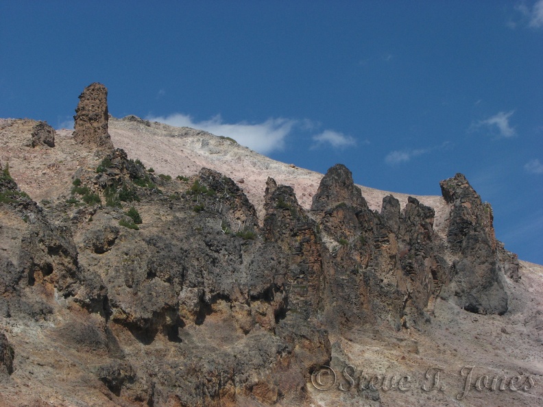 Rocky cliffs loom above Glacier Basin.