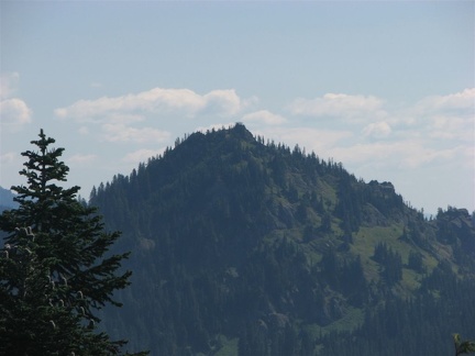 Gobbler's Knob as seen from a knob along the Glacier View Trail.