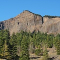 Nice views of Table Mountain on a sunny day from the Greenleaf Falls Trail.
