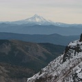 Mt. Hood and fall snows viewed from Silver Star Mountain.