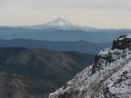 Mt. Hood and fall snows viewed from Silver Star Mountain.
