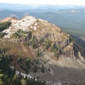 Looking northwest to a view of Ed's Trail as seen from Silver Star Mountain.