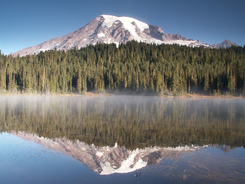 Reflection Lake taken 9/27/2005 at about 8:30 in the morning.