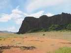 Looking at Horsethief Butte from near the trailhead.