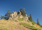 Approach to Huffman Peak.