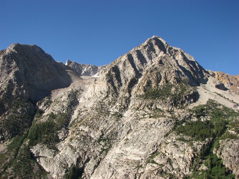 We took the shuttle from Mammoth Lakes and we took a side trip to June Lake. I think this is Carson Peak near June Lake.