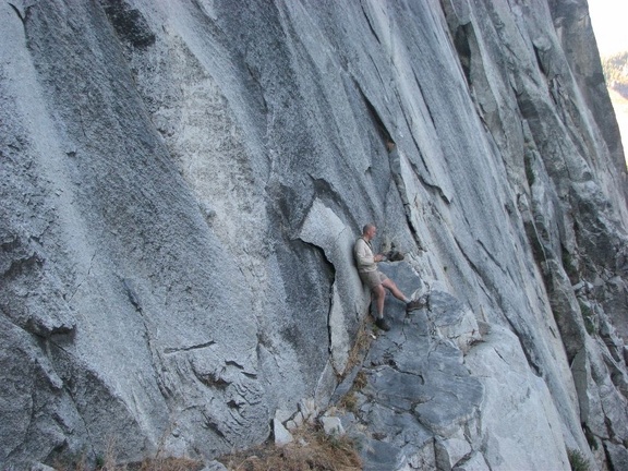 Granite walls in Yosemite Valley 