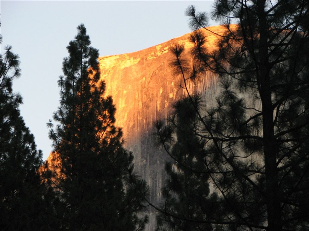 Sunset on El Capitan in Yosemite Valley