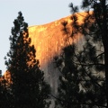 Sunset on El Capitan in Yosemite Valley