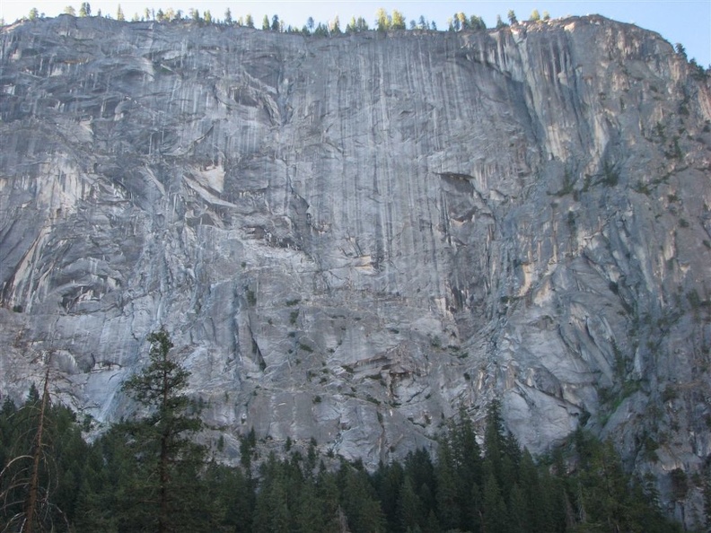 Climbing the John Muir Trail out of Yosemite Valley