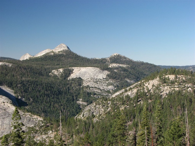 Looking east from near Sunrise Camp towards Vogelsang Peak in Yosemite National Park.