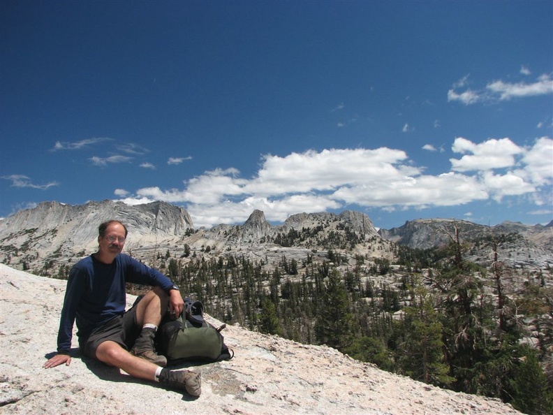 Looking east towards Matthes Crest in Yosemite National Park.