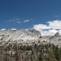 Looking east towards Matthes Crest in Yosemite National Park.