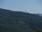 Mt. Hood appears to the south as the Loowit Trail winds around Mt. St. Helens.