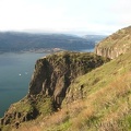 Near the cherry orchard are some nice views of the nearby cliffs and the Columbia River.
