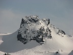 Here I think The Castle looks like the head of a cat buried in the snow. See the ears?