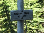 The trail junction with the Timberline Trail and the trailhead of the Mazama Trail are well signed.