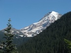Mt. Hood can be seen in the distance from the Mazamza Trailhead.