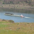 There are several nice overlooks of the Columbia River. In most places the cliffs below block most of the highway noise.