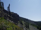 Sheer wall near the top of Mt. Defiance.