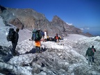 Digging in at Camp Muir