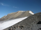 Looking up to the summit of Mt. Adams from Piker's Peak in mid-August.
