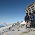 Vernon and me on the summit of Mt. Adams next to the abandoned miner's shack.