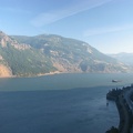 The Starvation Ridge Trail quickly climbs to this wonderful view of the Columbia River Gorge looking east.