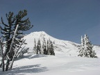 Winter picture of Mt. Hood near Timberline Lodge
