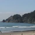 Beach at Oswald West State Park. This view is looking north towards Cape Falcon.
