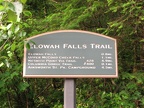 Trail Sign showing other hike options