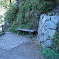 Stairs from the road down to Oneonta Creek