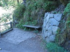 Stairs from the road down to Oneonta Creek